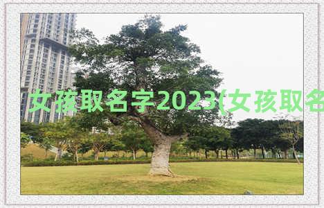 女孩取名字2023(女孩取名字2023陈)