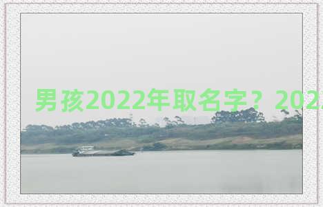 男孩2022年取名字？2022男宝取名