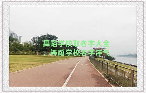 舞蹈学校取名字大全，舞蹈学校名字洋气